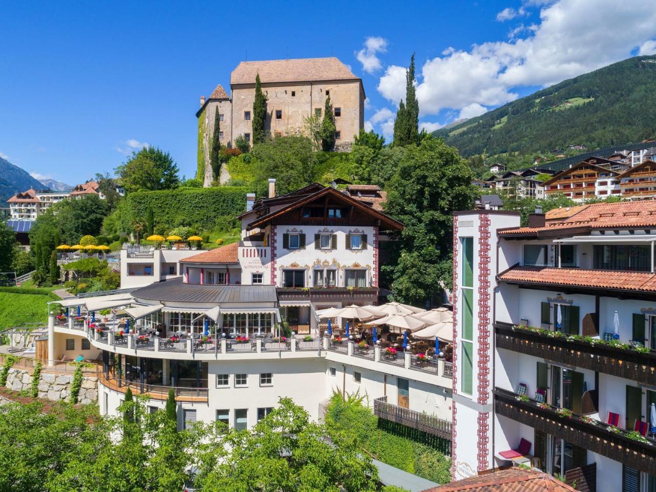 Hotel Schlosswirt Schenna Exteriér fotografie